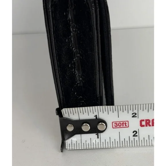 Gucci Broadway Clutch Small in Black Embossed Microguccissima Patent Leather S05 - Picture 16 of 16